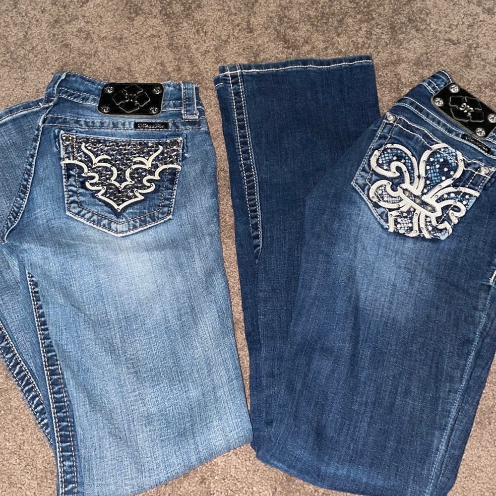 2 pairs of MISS ME JEANS bundle